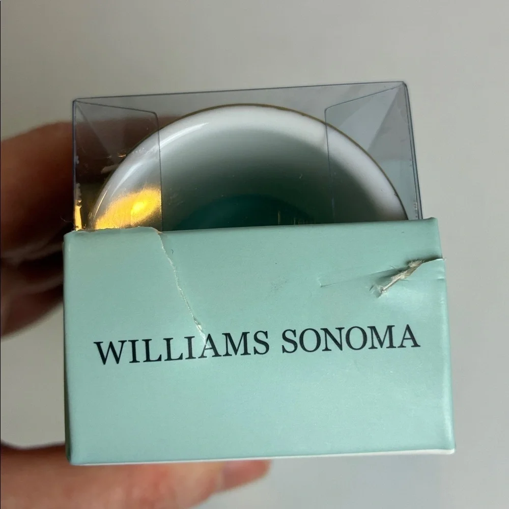 William Sonoma Floral Meadow Napkin Rings Set of 6 Easter Regency Whimsical NEW